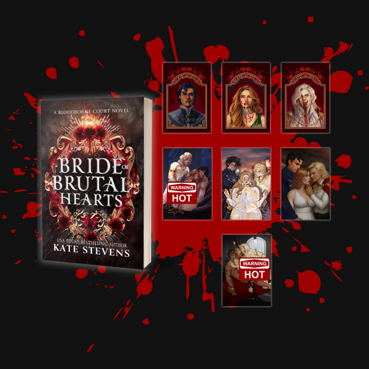 Bride of Brutal Hearts (Signed Paperback) Art Bundle
