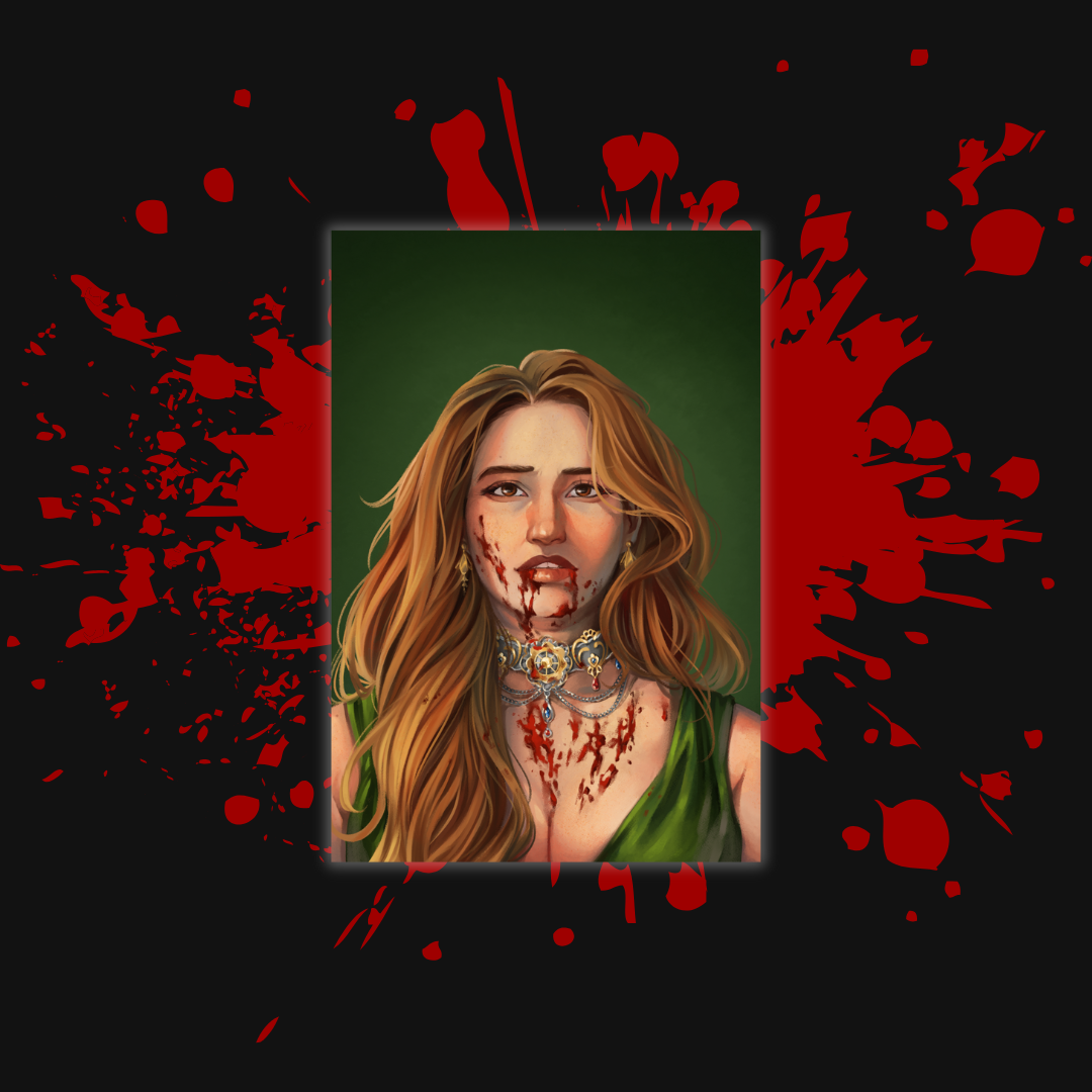 Nessa Halloran's Book 1 Portrait Art Print